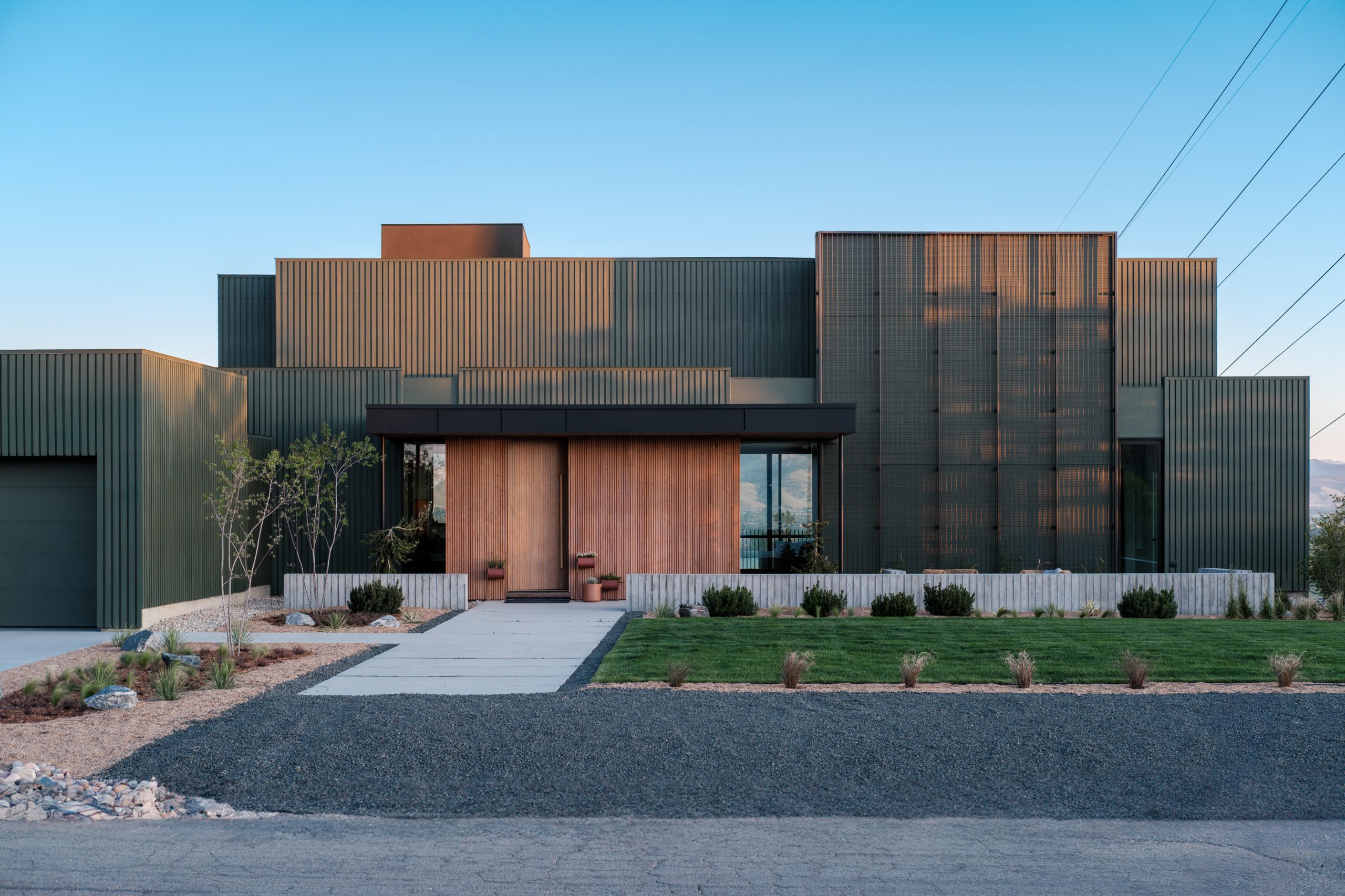 boulder custom home noncombustible siding